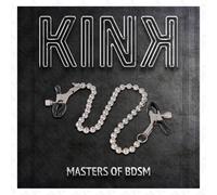 KINK Pinzas Para Pezones Con Cadena De Bolas 30 Cm - Estimulación Sensorial Con Diseño Elegante