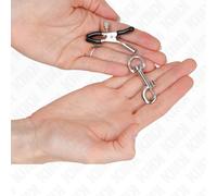 KINK Pinzas Para Pezones Con Gancho 6 Cm - Diseño Elegante Para Explorar Nuevas Sensaciones