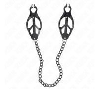 KINK - PINZAS PARA PEZONES ESTILO JAPONÉS CON CADENA NEGRO 30 CM
