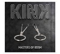 KINK Pinzas Para Pezones Fina Con Aro Plateado - Estimulación Sensorial Con Estilo Elegante