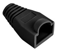 Kink Protection Sleeves, for RJ45 Modular plugs color black, 100 pieces