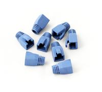 Kink Protection Sleeves, for RJ45 Modular plugs color blue, for cables up to 7.5mm diameter, 100 pieces