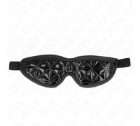 KINK Venda Con Patrón De Diamantes Negro - Accesorio Elegante Para Explorar Placer Con Confianza