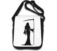 Kinky Grim Reaper Art - Bolso de hombro, color blanco, White, Talla única