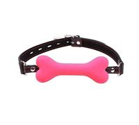 Kinky Pleasure - KP01 - Bone Gag - Silicone - Pink