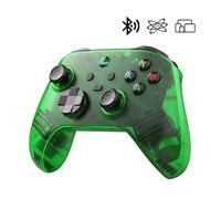 KINMRIS G6 Mando Inalámbrico para Juegos, Mando Portátil, 5 Modos, Gamepad con Botones Personalizables, Compatible con Bluetooth & Multi-Plataforma (Verde Translúcido, Mando Portátil)
