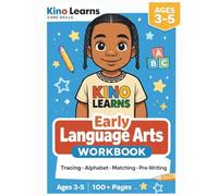Kino Learns Early Language Arts Workbook: Tracing, Alphabet, Pre-Writing, Matching, Sorting + More!
