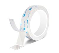 Kinoco Ruban Double Face Extra Fort para Montaje - Espuma PE - Fijación Permanente Interior/Exterior (20mm x 3m)