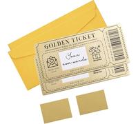 Kinoco - Tarjeta de rascado de oro de lujo - Lote de 2 | Regalo personalizado para cumpleaños, boda, embarazo, jubilación | Embalaje dorado lujoso, idea única para mujer y hombre