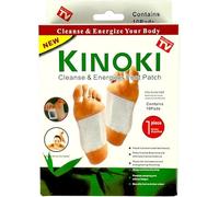 Kinoki Almohadillas para el cuidado de tu salud, 10 parches naturales de primera calidad, almohadillas adhesivas para aliviar el dolor de pies, elimina los olores desagradables de los pies,