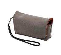 kinokoo Bolsa pequeña para Ricoh GR/LUMIX TZ300/TZ99/IXUS 285 con Correa | para Canon SX720/SX730/SX740/G7X/G9X/Sony RX100 Series/ZVE10/TG4/TG5, Puede albergar cámara, tarjeta SD y accesorios - Gris