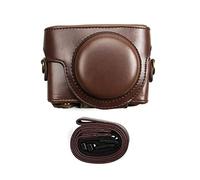 kinokoo Funda de piel sintética para cámara Sony DSC-RX100 VII RX100 VI RX100 V RX100 IV RX100 III RX100 II RX100, café, Estilo retro