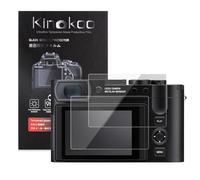 kinokoo Leica Q2/Q3 Protector de pantalla, película transparente de vidrio templado de 0,25 mm para cámara Leica Q2/Q3, sin burbujas/antiarañazos (paquete de 2)