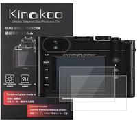 kinokoo Película de vidrio templado para Leica Q Crystal Clear Film Protector de pantalla Leica Q sin burbujas/antiarañazos (paquete de 2)