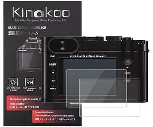kinokoo Película de vidrio templado para Leica Q Crystal Clear Film Protector de pantalla Leica Q sin burbujas/antiarañazos (paquete de 2)