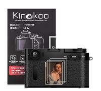 kinokoo Protector de pantalla para cámara Fujifilm X-Half - 0.25 mm dureza 9H Fuji X Half Compact sin espejo, película de vidrio templado, sin burbujas y antiarañazos, fácil instalación (3 paquetes)