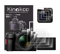 kinokoo protector de pantalla para Nikon Z6 III cámara, 0,25 mm dureza 9H película de vidrio templado para Z6-III/Z 6III cámara con película de pantalla superior suave - sin burbujas (3 unidades)