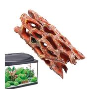 kinrguiyuez Cueva de camarones - Túnel de descanso para peces pequeño | Refugio decorativo de resina para dormir, piel de cría de camarones para acuario, para pecera