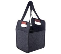 kinrguiyuez Portavasos plegable con asa, bolsa de transporte de café plegable para entrega de alimentos, comestibles al aire libre, picnic, crucero, comida para llevar, fiesta diaria, 4 tazas, Refer