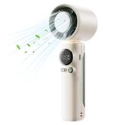 kinrguiyuez Ventilador de mano, recargable, potente, refrigerante, acondicionador, para crucero en la playa, verano, cumpleaños, camping, vacaciones