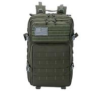 KINROCO 45L Táctica Militar Mochila Molle Asalto Impermeable para Caza Senderismo Acampada Montaña Gran Capacidad(Color:Verde)