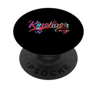 Kinshasa DR Congo | Vacation Travel PopSockets PopGrip Adhesivo