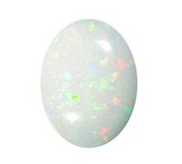 KINSHU GEMS, 10.25 a 10.50 Ratti A+ Multifire Opal Stone Natural Oval Opal Australian Opal Loose Gemstone with Lab Certified for Men and Women, free size, Natural Australian Fire Opal Loose, Talla