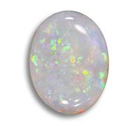 KINSHU GEMS 12.25 Ratti Astralian Natural Oval Shape Super Quality Astrological Opal Lab-Certified Natural Astralian AAA+ Quality Precious Loose Gemstone, Free Size, Natural Australian Fire Opal, free