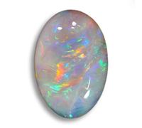KINSHU GEMS 4.25 Ratti Natural Astralian Oval Shape Super Quality Astrological Opal Lab-Certified Natural Astralian AAA+ Quality Precious Loose Gemstone, Natural Australian Fire Opal Loose Gemstone,