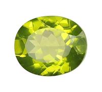 KINSHU GEMS 8.85 quilates 9.25 piedra natal de agosto certificada por ratti (Top AA de calidad certificada sin calentar y sin tratar peridoto verde para hombres y mujeres, Gema, Peridoto