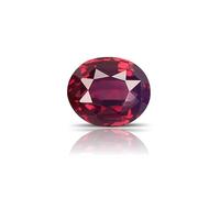 KINSHU GEMS AAA+++ Calidad sin calentar sin tratar Natural 8.25 Ratti Earth Mines Birmania Ruby Manik Stone Original Certified for Men & Women, Gemstone, Rubí, Gema, Rubí