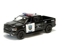 Kinsmart - 2019 Dodge Ram 1500 Pickup 1:46 O Scala 5 """" Die Cast Model Truck Truck Police Edition
