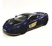 Kinsmart Azul marino Mclaren 675LT Hard Top Escala 1/36 Diecast Sports Car Limited