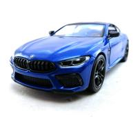 Kinsmart BMW M8 Competition 1:36 Scala 5 """" Modello di metallo da moto Super Car W/Pullback (blu)