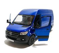 Kinsmart Modelo de coche Mercedes-Benz Sprinter Van azul 1:48 fundido a presión 2020 con caja de juguete de colección
