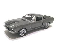 Kinsmart Scale 1/38 1967 Ford Shelby Mustang GT-500 diecast Car Grey by