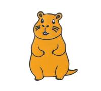 KINSPON Bonito broche de metal con diseño de Capybaras para expresar estilos individuales, Metal