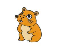 KINSPON Bonito broche de metal con diseño de Capybaras para expresar estilos individuales, Metal
