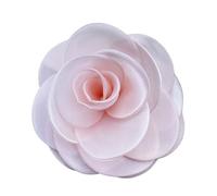 KINSPON Broche de solapa de flores francesas, elegante y de moda, accesorio para mujeres a la moda, malla
