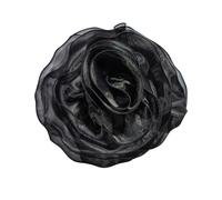 KINSPON Elegante pin de ramillete de flores, adorno llamativo de flores grandes, broche de solapa de tela delicada, Organza