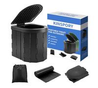 KINSPORY WC Portátil, Inodoro para Camping, Inodoro Portátil, Camping WC