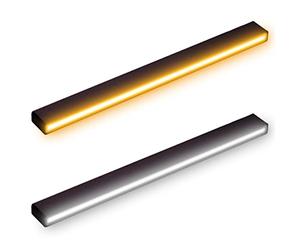 Kinstecks 2pcs Luz trasera de camión Luz de señal de dirección 29leds Flowing Lights Lights Luces de circulación diurna para camión de remolque-Blanco amarillo