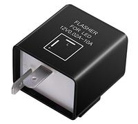 Kinstecks 2Pin Flasher Relay 12V Indicadores de motocicleta LED Luz intermitente para motocicleta Indicadores LED Luz de señal de giro