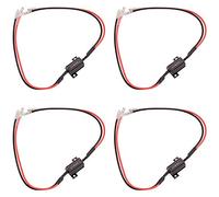 Kinstecks 4PCS 25W 8Ohm Resistencias de carga LED Resistencia de señal de giro LED Adaptador intermitente Error de corrección de flash para luces de señal de giro LED Luces de matrícula LED DRL