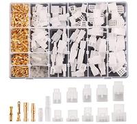 Kinstecks 700PCS 2.8mm Kit de conectores automotrices 2 3 4 6 9 pines Kit de conectores de cables eléctricos automotrices con 30 juegos de conectores de terminal de bala de 3.9 mm