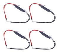 Kinstecks motocicleta LED intermitente 4PCS 12V Error de la corrección del flash del adaptador del resistor del indicador de la señal de vuelta de la moto para la motocicleta