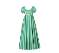 Kinstell Vestidos Regency para Mujer, Vestido de Seda del 1800, Vestido Regency Vintage con Cintura, Vestido Victoriano de Té y Ceremonia