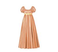 kinstell Vestidos Regency para Mujeres Vestido vintage de satén estilo años 1800 Estilo victoriano