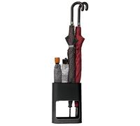KINSTON Porta paraguas de diseño minimalista - 21 x 28 x 9 cm, estable con bandeja extraíble para secado rápido - Ideal para paraguas pequeños y grandes