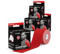 Kintex - Cinta Kinesiologica | Set de 4 Cinta Kinesiotape Resistente al Agua y a la Piel, 5cmx5m, Cinta para Deporte, Cintas Elásticas Fisioterapia | Venda Elástica Adhesiva | Vendas Elásticas